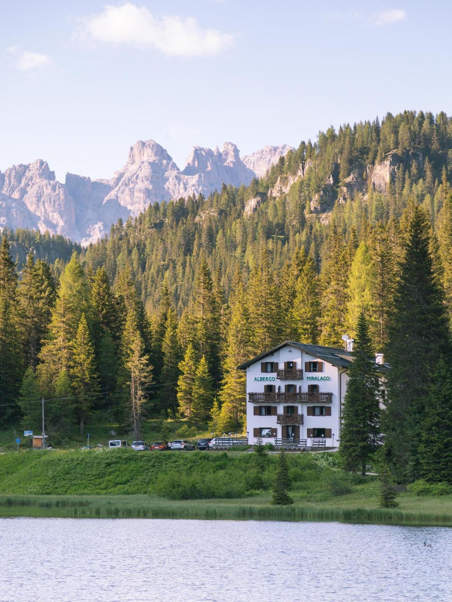 Hotel Miralago Misurina Kültér fotó